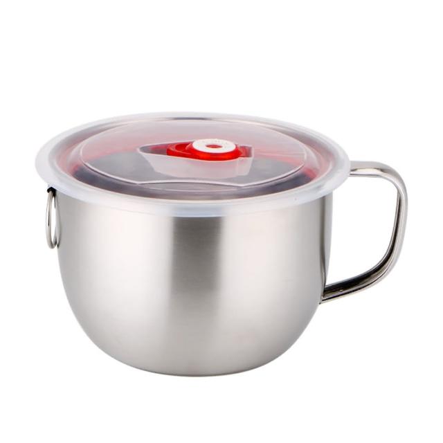 【CS22】4入組-304不銹鋼大容量湯麵碗1300ML(泡麵碗/瓦斯爐 電磁爐可用)