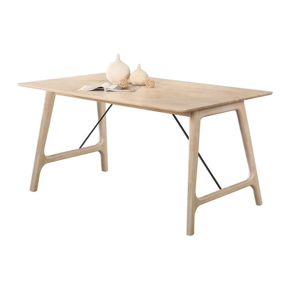 【時尚屋】莫萊特5尺實木餐桌DU9-5262(免運費 免組裝 餐桌)