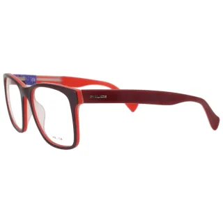 【POLICE】義大利高調設計師款光學眼鏡(紅/黑 POV1914-J61M)