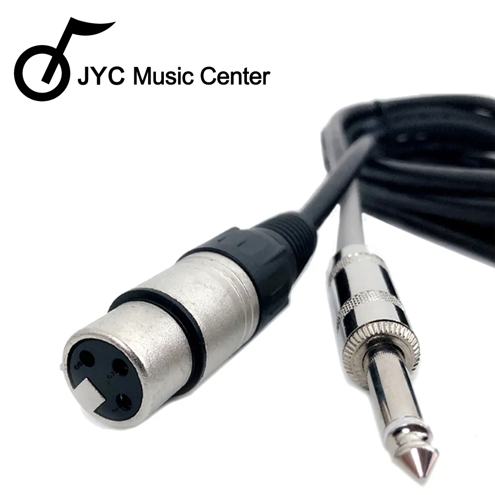 【JYC Music】台製JYC-84麥克風線5米 JACK6.3-XLR母(台灣製造)