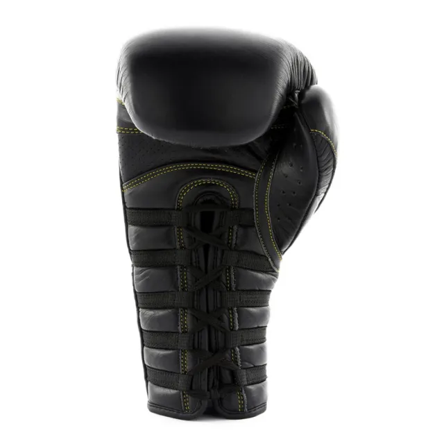 【UFC】PREMIUM 頂級黑色綁帶式訓練拳套