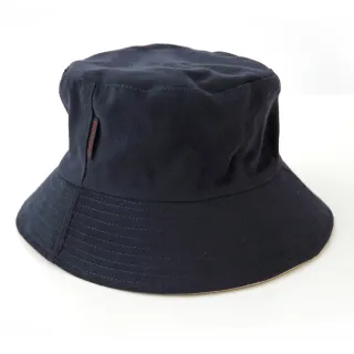 【玖飾時尚】簡約帆布深藍色漁夫帽(帽子)