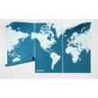 【palomar】環遊世界發燒組(拼世界地圖 XL版 藍色+圖針 30針裝)