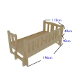 【HA Baby】松木實木拼接床 單人加大 長196寬112高40 三面無梯款(延伸床、床邊床、嬰兒床、兒童床)