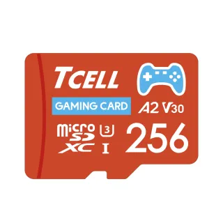 【TCELL 冠元】MicroSDXC UHS-I A2 U3 256GB(遊戲專用記憶卡)