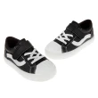 【布布童鞋】台灣製流行黑白色皮質帆布兒童休閒鞋(T9P132D)