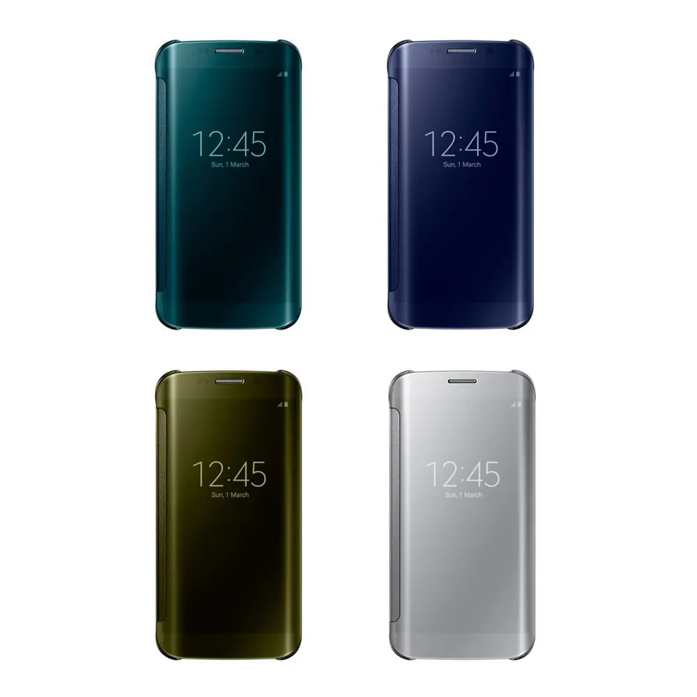 【SAMSUNG 三星】拆封新品 Galaxy S6 edge Clear View 原廠感應皮套