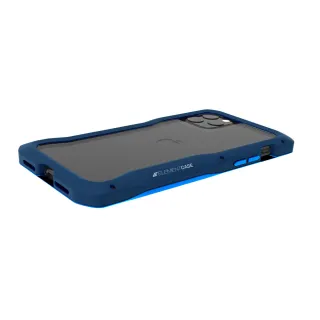 【Element Case】iPhone 11 Pro Max Vapor-S(頂級金屬框型軍規殼 - 藍)