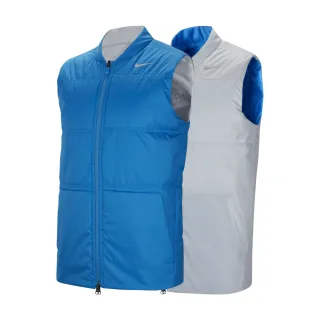 【NIKE 耐吉】Nike Golf 男 雙面穿保暖背心/高爾夫球衫 藍灰 932304-435