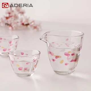 【ADERIA】日本進口櫻花清酒杯壺組(櫻花 清酒 日本製) 禮盒