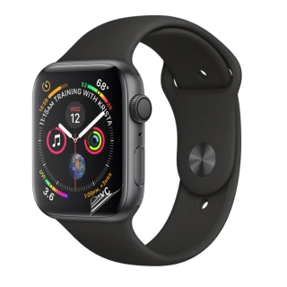 【o-one台灣製-小螢膜】Apple Watch 4/Apple Watch 5 40mm 全膠螢幕保護貼 兩入組(曲面 軟膜 SGS 自動修復)