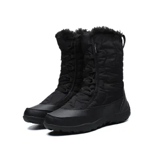 【MINE】機能防水防寒保暖時尚高筒雪靴(黑)