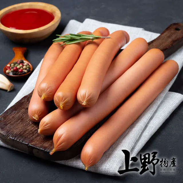 正宗熱狗條2包 (上野物產)