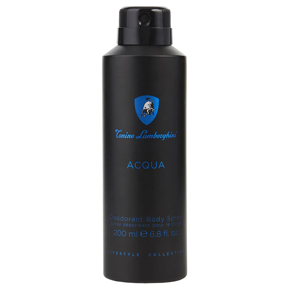 即期品【Lamborghini 藍寶堅尼】水能量男性體香噴霧 200ml(專櫃公司貨)