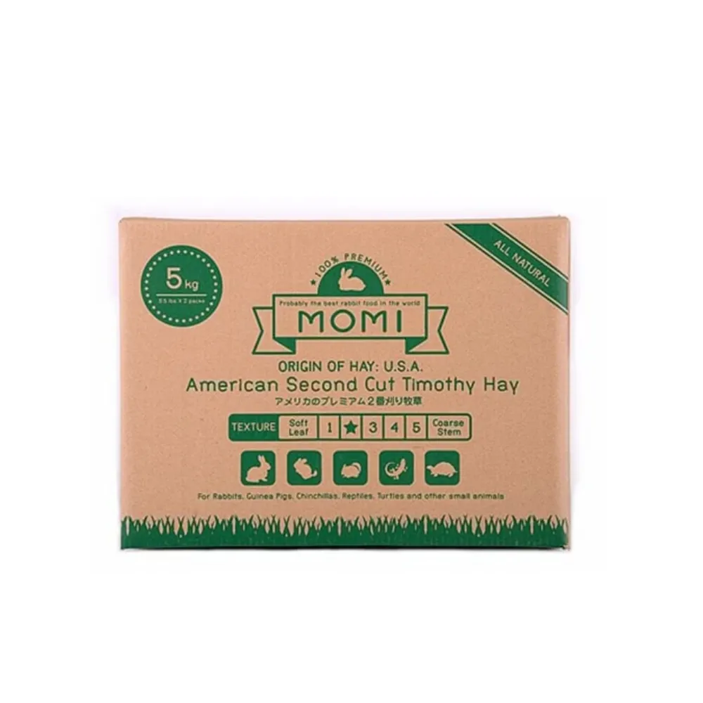 【MOMI 摩米】特級第二割級提摩西草 5kg/5.5lbs*2packs