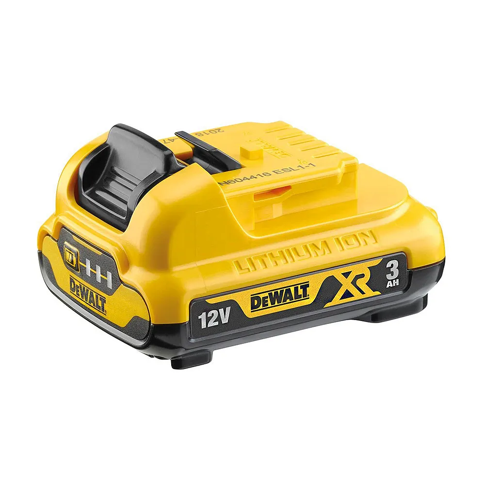 【DEWALT 得偉】12V MAX 超鋰電電池 3.0Ah(DCB124)