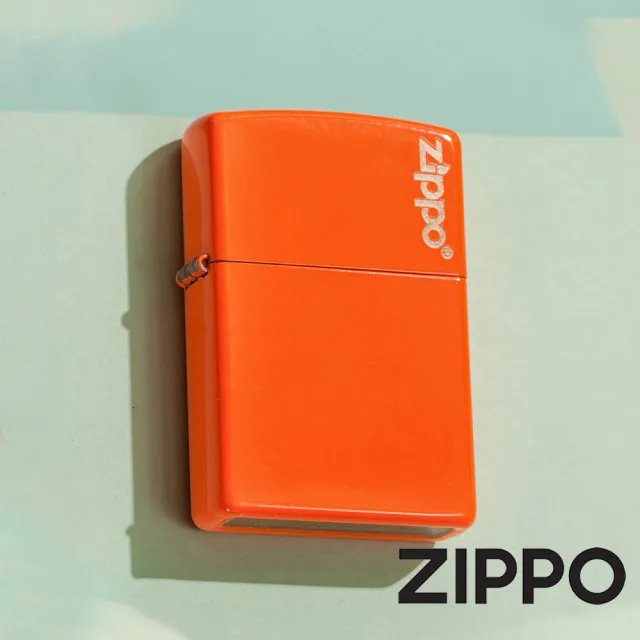 【Zippo官方直營】橙色啞漆防風打火機(美國防風打火機)