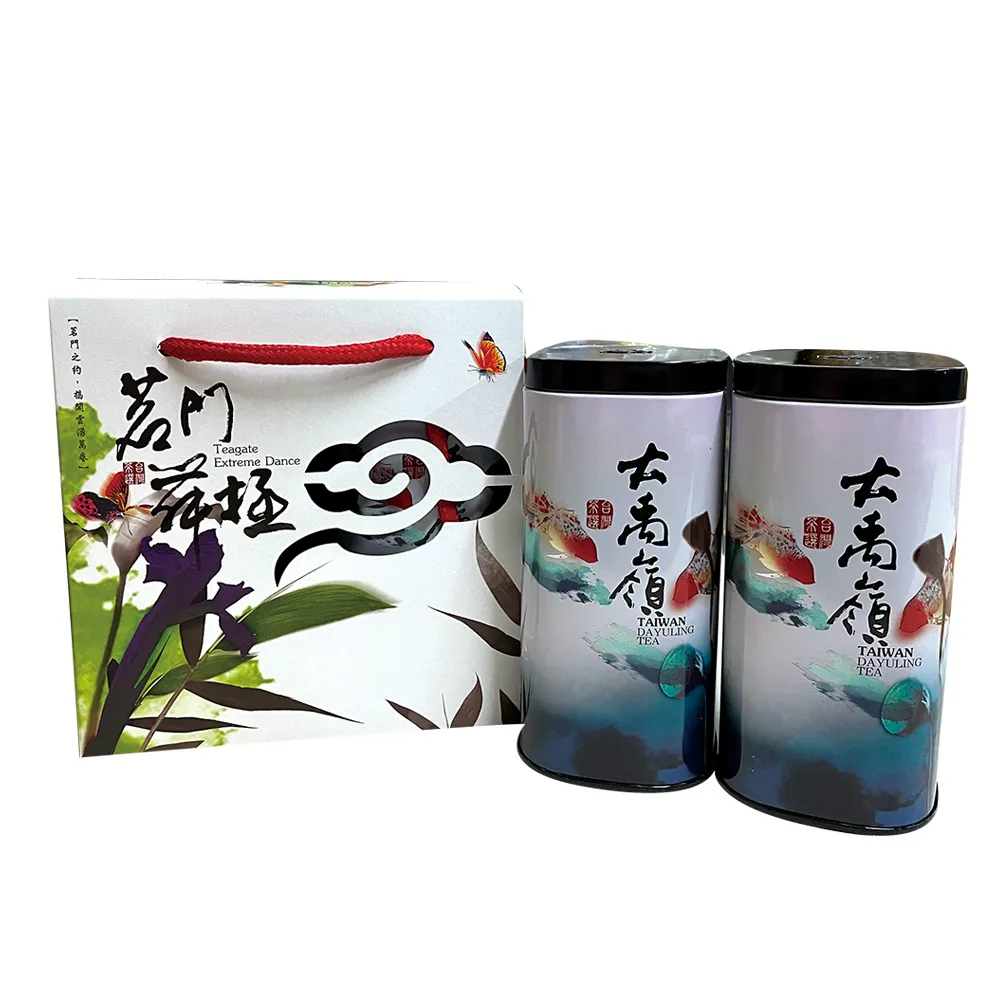 【TEAMTE】手採大禹嶺頂級高山茶茶葉禮盒150gx2罐(共0.5斤)