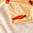 【Betrise胡蘿蔔】抗靜電升級款- 輕生活 清新印花暖柔金貂絨雙面毯(150X200cm)