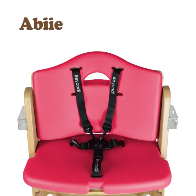 【Abiie】Beyond Junior Y成長型高腳餐椅 原木色 含椅墊(椅墊多色可選)