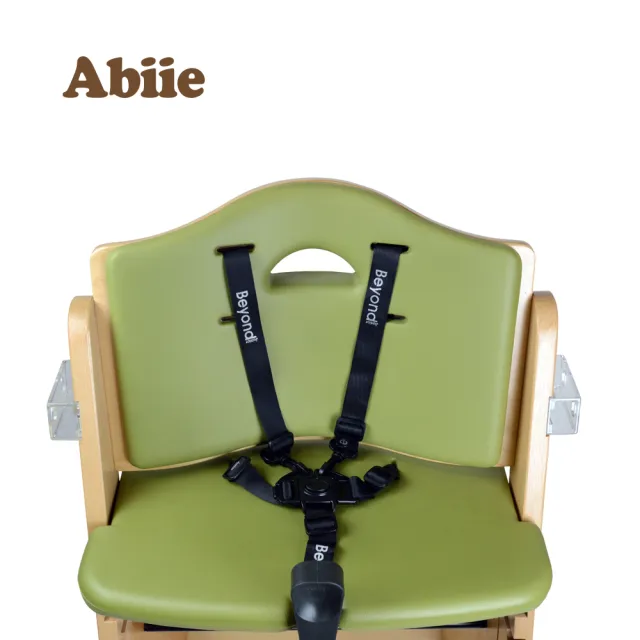 【Abiie】Beyond Junior Y成長型高腳餐椅 原木色 含椅墊(椅墊多色可選)