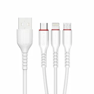 【JELLICO】邁騰一對三充電線(JEC-MT13-WT)