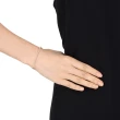 【點睛品】Daily Luxe 30分 簡約俐落18K玫瑰金鑽石手環(05)