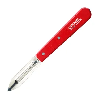 【OPINEL】Microserrated Peeler Red 鋸齒削皮刀(#OPI_002047)