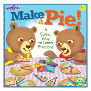 【美國 eeBoo 桌遊】Make a Pie Game(數學遊戲)