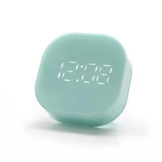 【BONum 博紐】計時器提醒方圓時盒(計時器 倒數計時 鬧鐘 溫度計 聲控 感應 usb 電池 兩組鬧鐘)