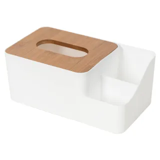 【樂嫚妮】日式多功能木紋抽取式面紙盒 木質蓋式衛生紙盒 紙巾盒