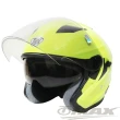 THH-T560S雙層遮陽鏡片3/4罩安全帽-螢光黃(速)