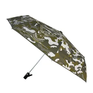 【TDN】迷彩麋鹿降溫13度黑膠自動開收傘晴雨傘(超撥水防風抗UV自動傘折傘B6658A)