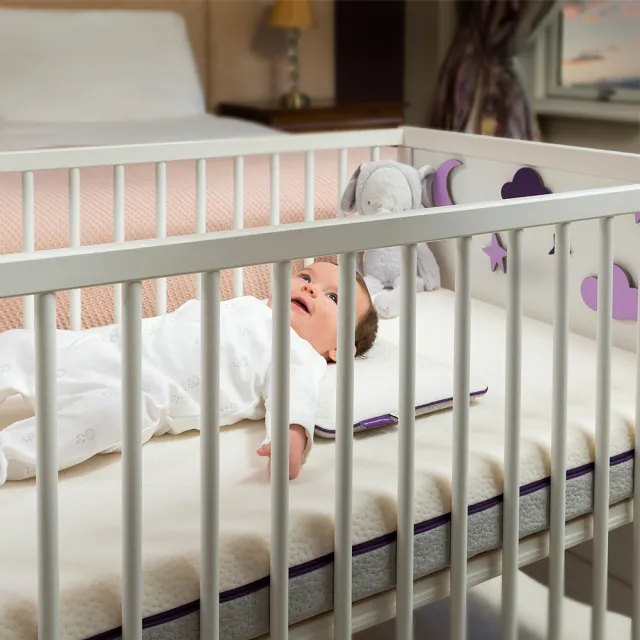 【愛爾蘭 ClevaMama】嬰兒中床床墊(60x120x9cm)