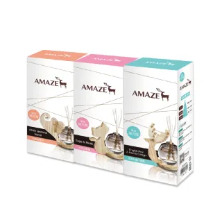 【Amaze  森林擴香】環保補充瓶-英國梨與小蒼蘭/鼠尾白麝香/白茉莉橙花(90ml/入)
