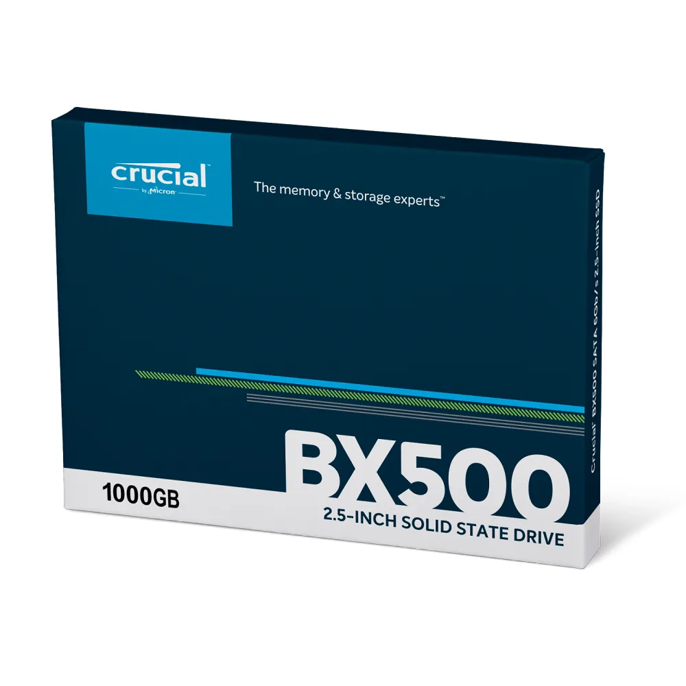 【Crucial 美光】BX500 1TB SATA ssd固態硬碟(讀540M/寫500M)