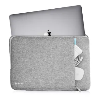 【tomtoc】360°完全防護筆電包內袋 灰 適用15吋 MacBook Pro Retina & MacBook Air(Apple MacBook Pro)