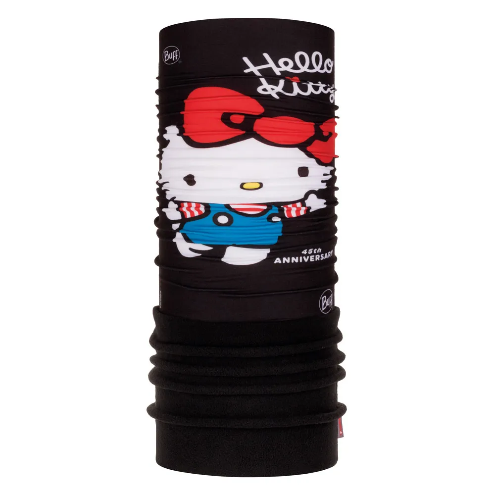 【BUFF】兒童Kitty-保暖頭巾 Plus-Kitty 45周年(BF121576-999/圍巾/圍脖/領巾/保暖頭巾/Kitty)