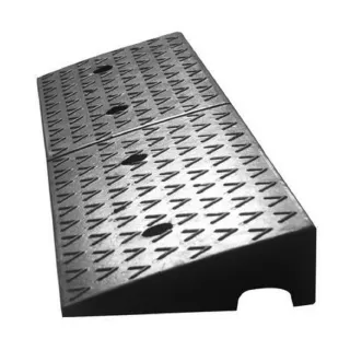 【海夫健康生活館】斜坡板專家 門檻前斜坡磚 輕型可攜帶式 橡膠製(高7公分x25公分)