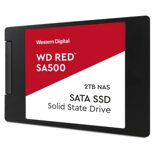 【WD 威騰】紅標 SA500_2TB SATA NAS固態硬碟(讀：560M/寫：530M)