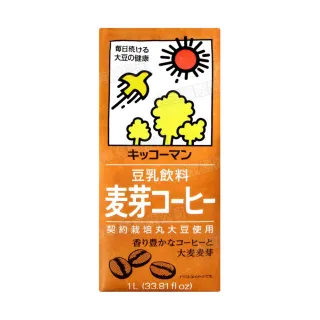 【龜甲萬】龜甲萬豆乳-麥芽咖啡風味(1000ml)