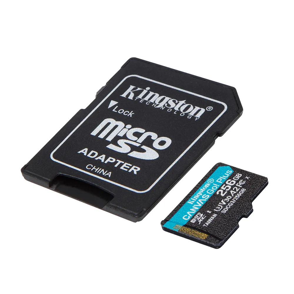 【Kingston 金士頓】Canvas GO Plus microSDXC 256G 記憶卡(SDCG3/256GB)