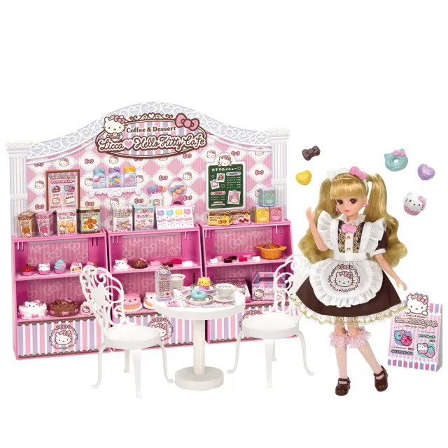 【TAKARA TOMY】Licca 莉卡娃娃 Kitty粉紅甜點屋(莉卡 55週年)