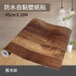 防水自黏壁紙貼-舊木紋 45cm X 10M