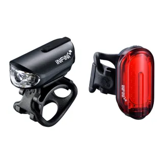 【INFINI】I-210PR USB充電燈組 I-210P+210R(前燈/頭燈/警示燈/尾燈/夜騎/安全/自行車/單車)