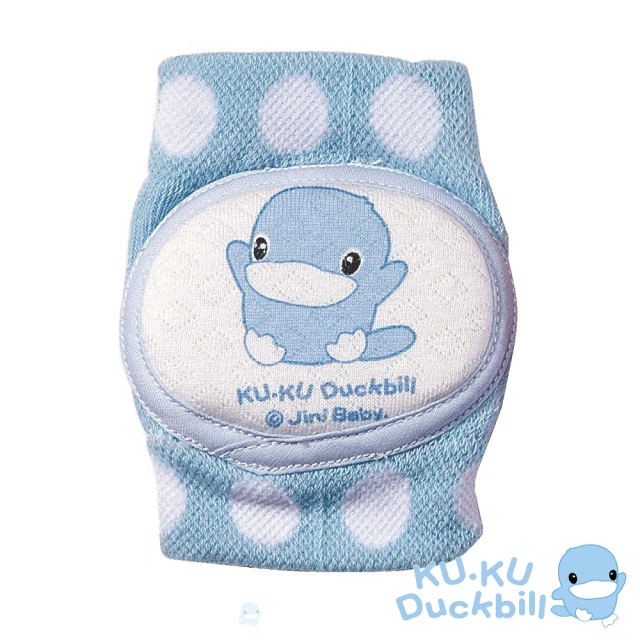 【KU.KU. 酷咕鴨】寶寶學習護膝-1雙入(藍/粉)