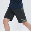 【遊遍天下】男款抗UV防曬涼感吸濕排汗休閒運動短褲籃球褲GP1008黑(休閒褲 M-5L)