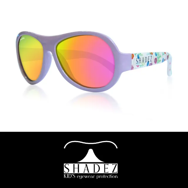 【SHADEZ】兒童太陽眼鏡 紛紫花朵 0-7歲(台灣製造 鏡架可彎)