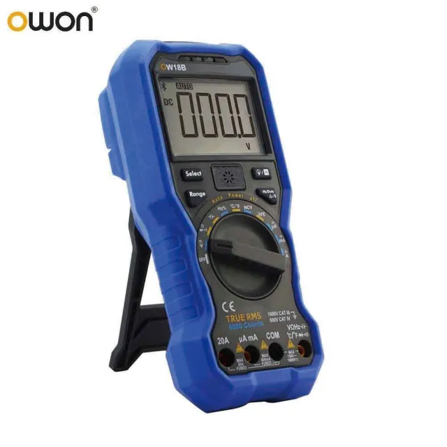【OWON】OWON 智慧型3 5/6 TRMS三用電錶 OW18B Audion版(三用電錶)