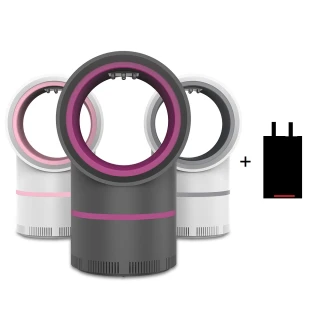 【Smart bearing 智慧魔力】吸入式紫光塔型雙色USB星空滅蚊燈(送BSMI認證旅充)